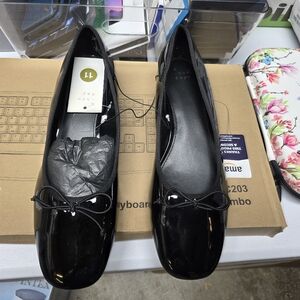 a new day Black Patent Flats